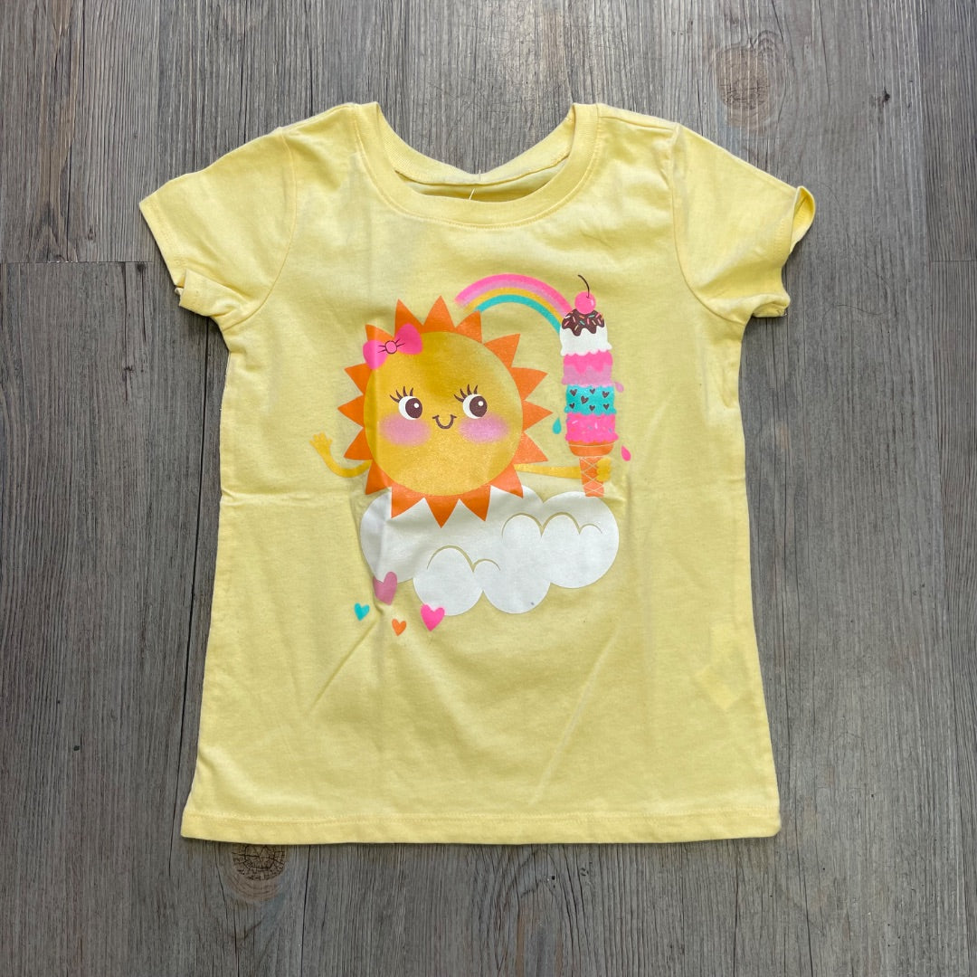 Yellow Sun Print Childrens Place T-Shirt, 5Y