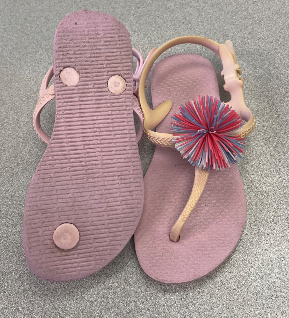 Pink Havaianas Flip Flops, 8-9T