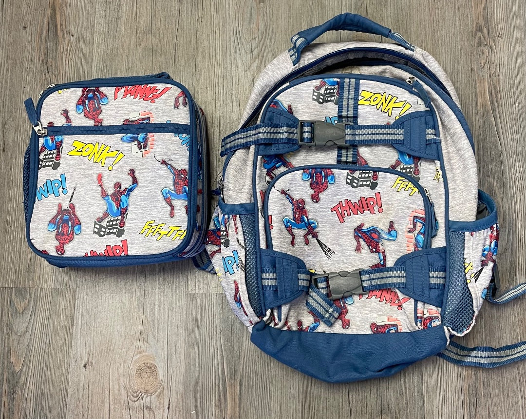 Spidermann Pottery Barn Backpack And Lunch Bag, Toddler