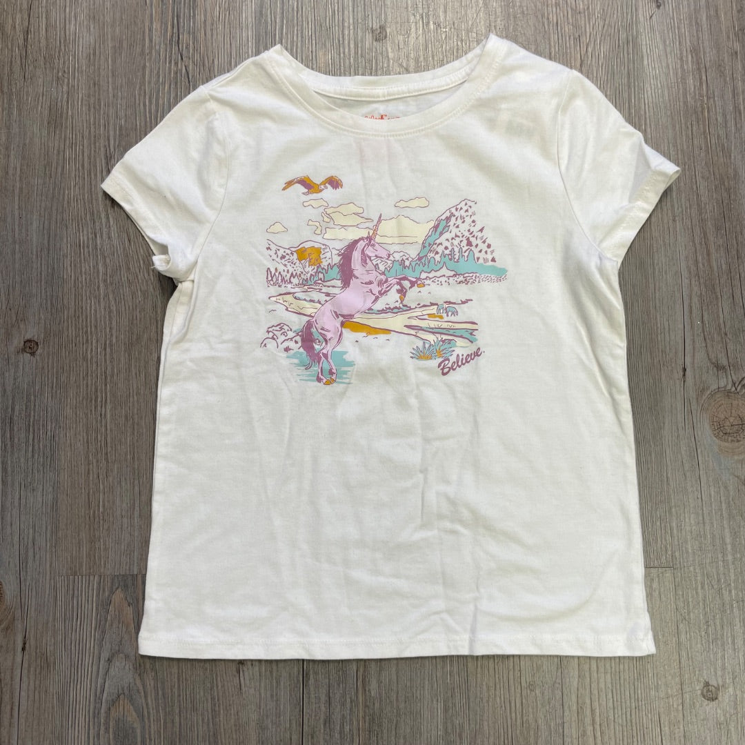 Unicorn Print Cat & Jack Tee T-Shirt, 6-7Y