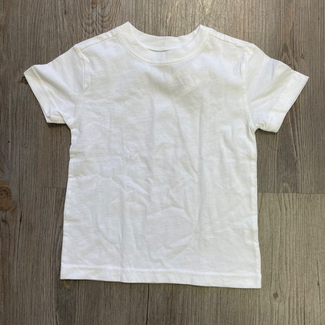 White Childrens Place T-Shirt, 4Y
