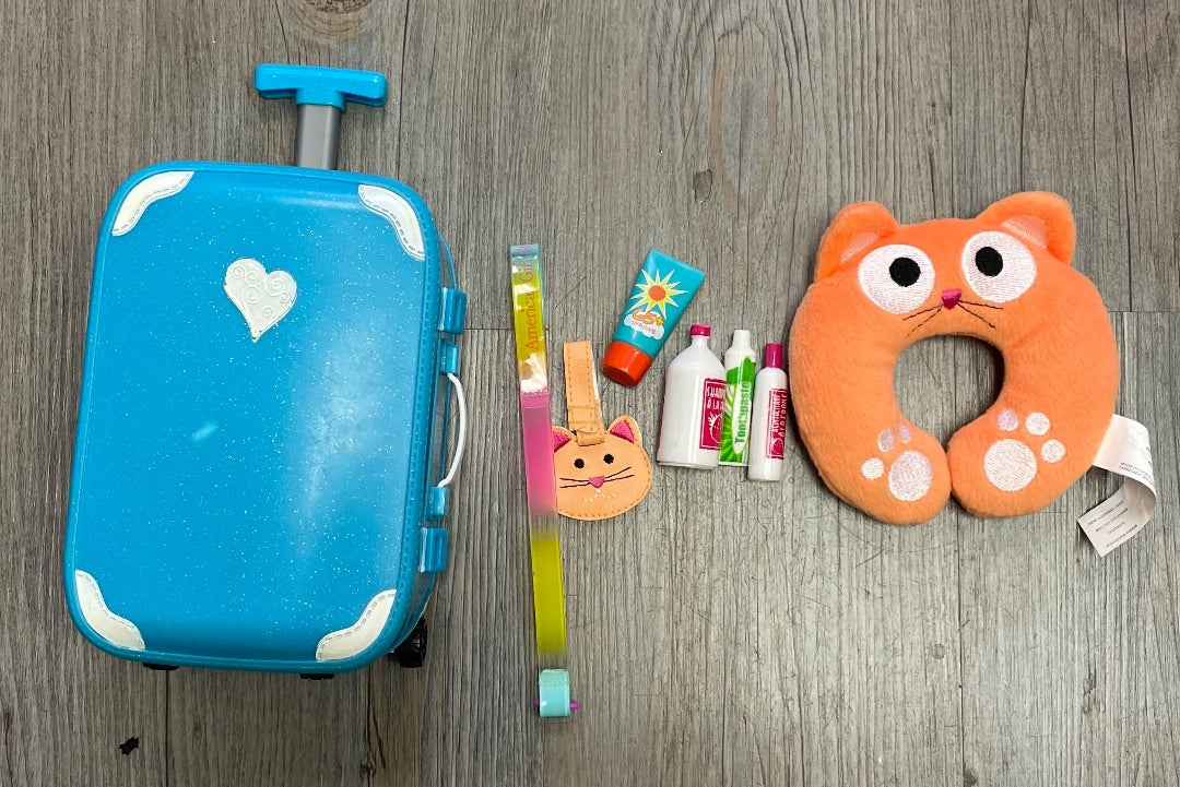 Blue Our Generation Doll Luggage And Accessories, For 18 inch Doll