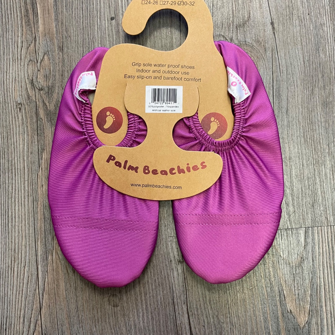Purple Palm Beachies Water Shoes, 4-5T