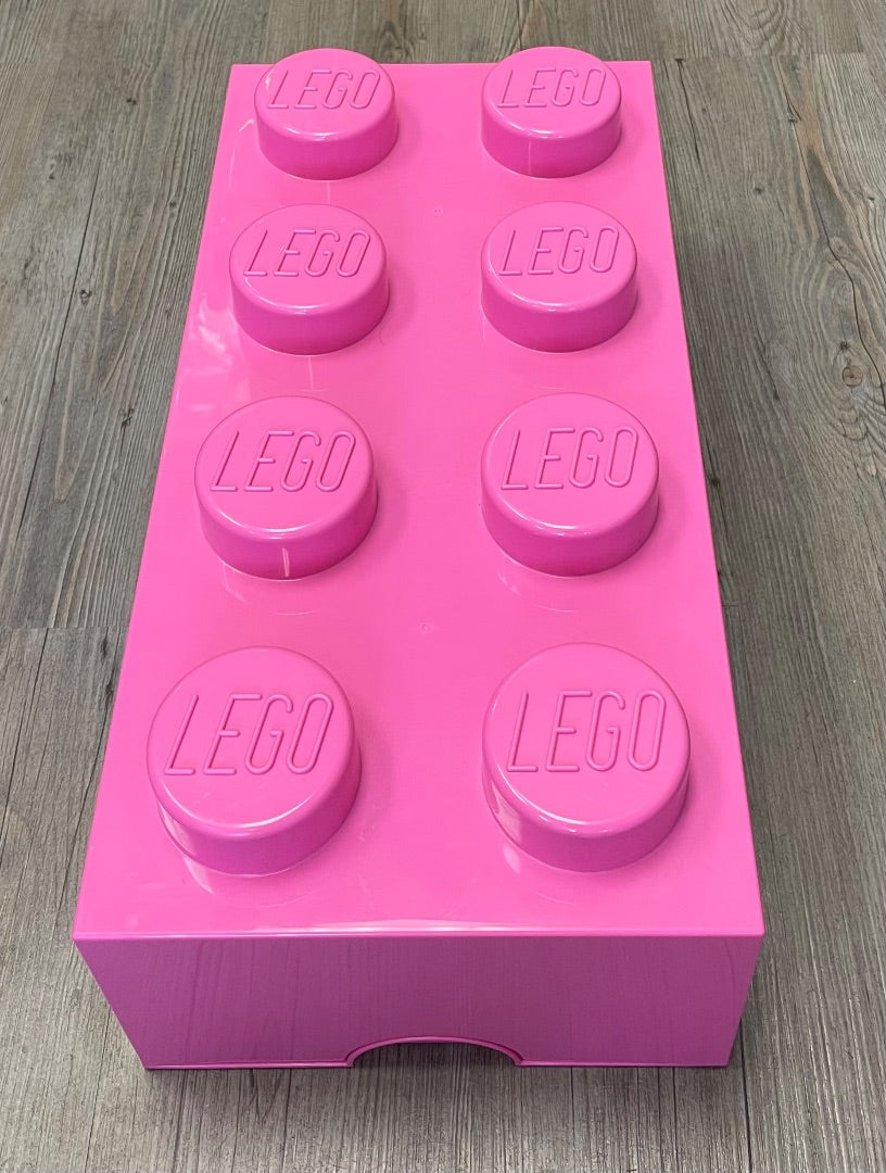 Pink Lego Brick Storage Lego Storage, 8 Stud
