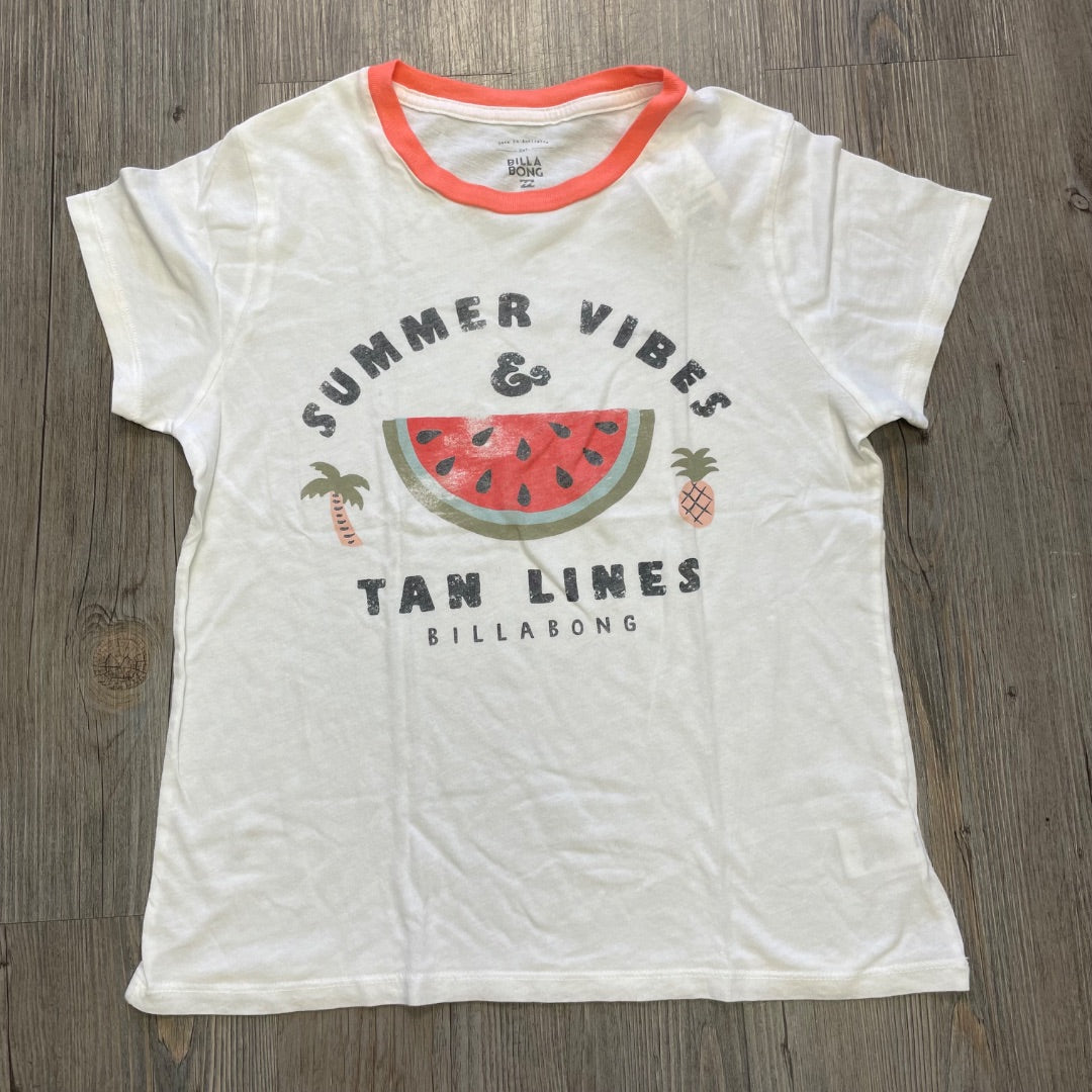 Watermelon Print Billa Bong T-Shirt, 14Y