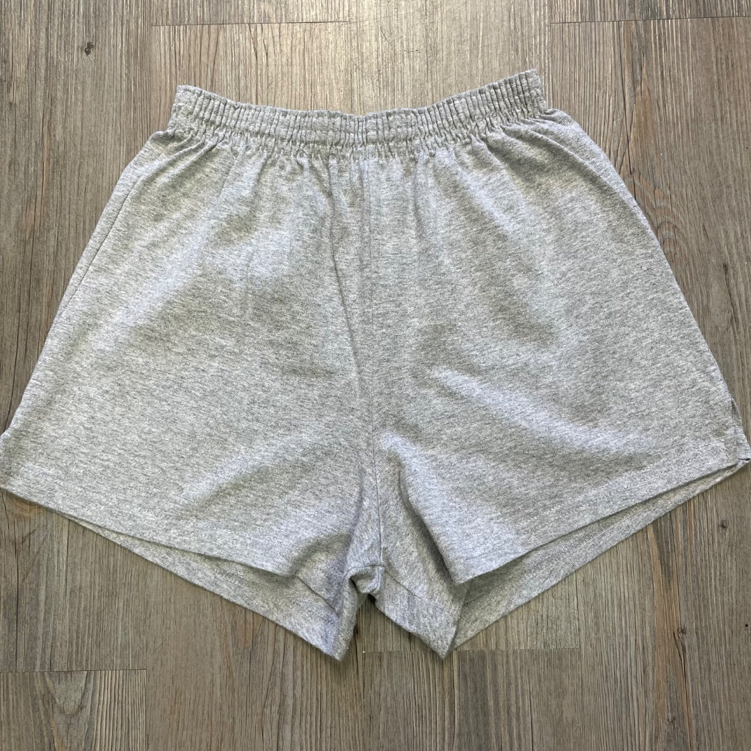 Grey Elastic Waist Shorts, 12-14Y