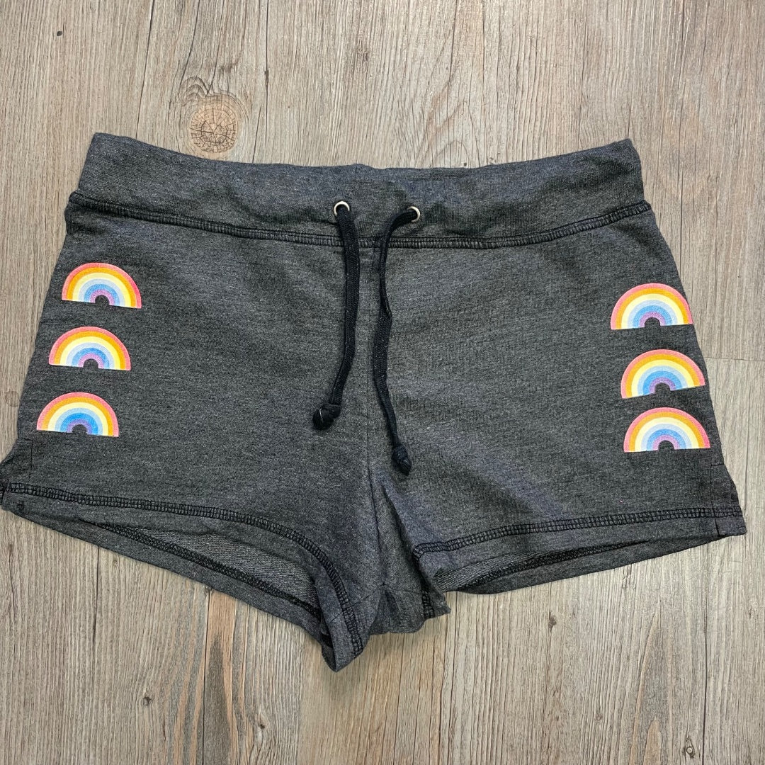 Charcoal grey Draw String Shorts, 10-12Y
