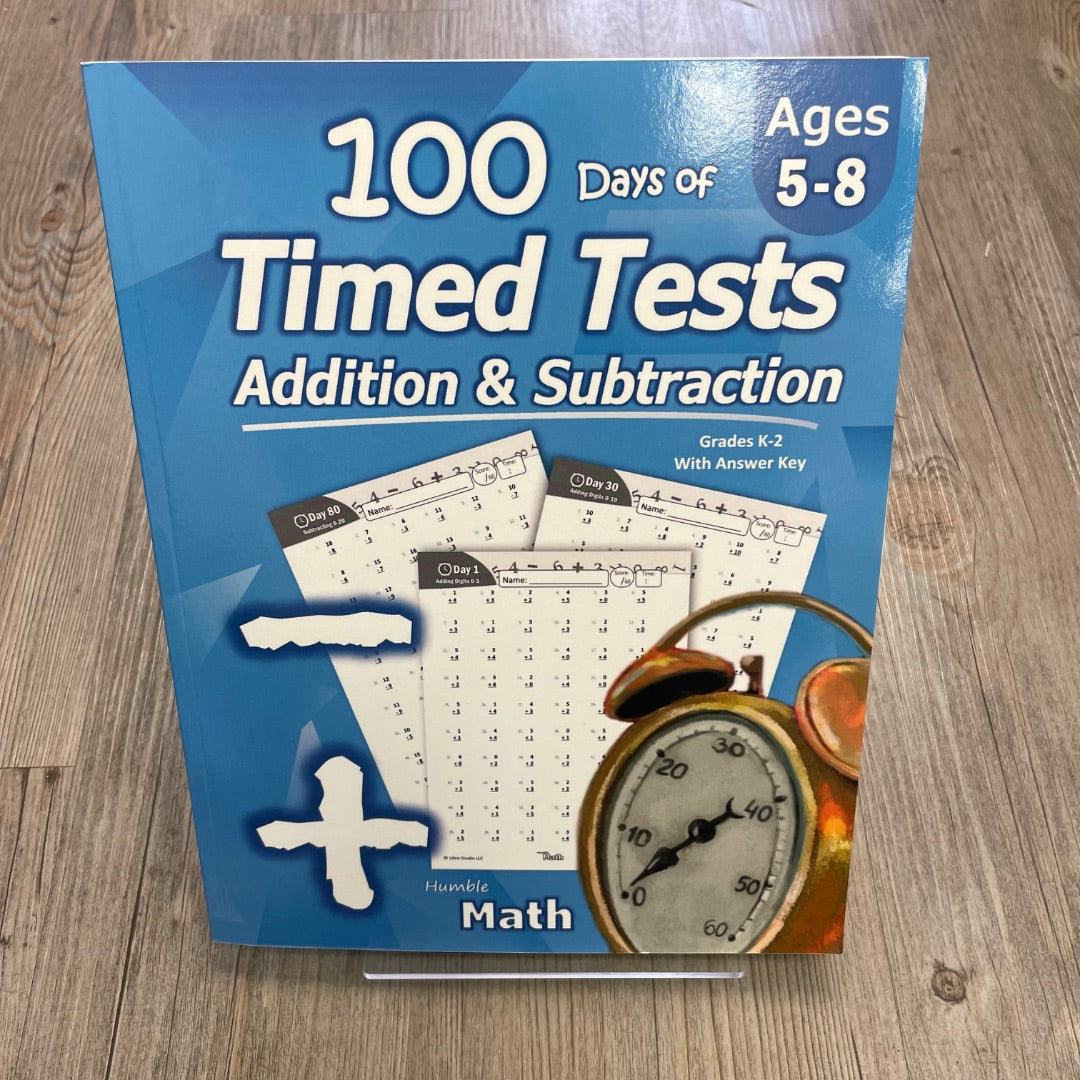 Blue Timed Tests, Paperback