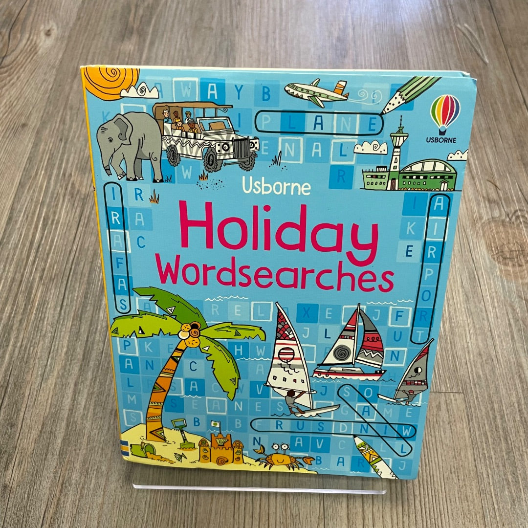 Blue Holiday Word Searches, Paperback