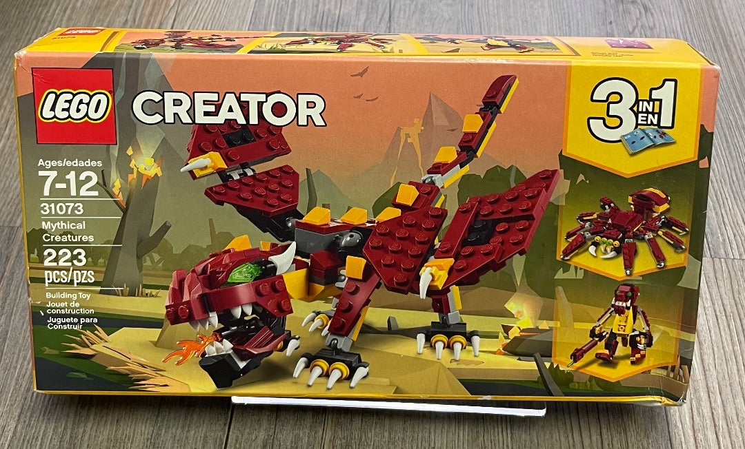 Multi Colour Lego Creator 31073 Mythical Creatures, 8Y+