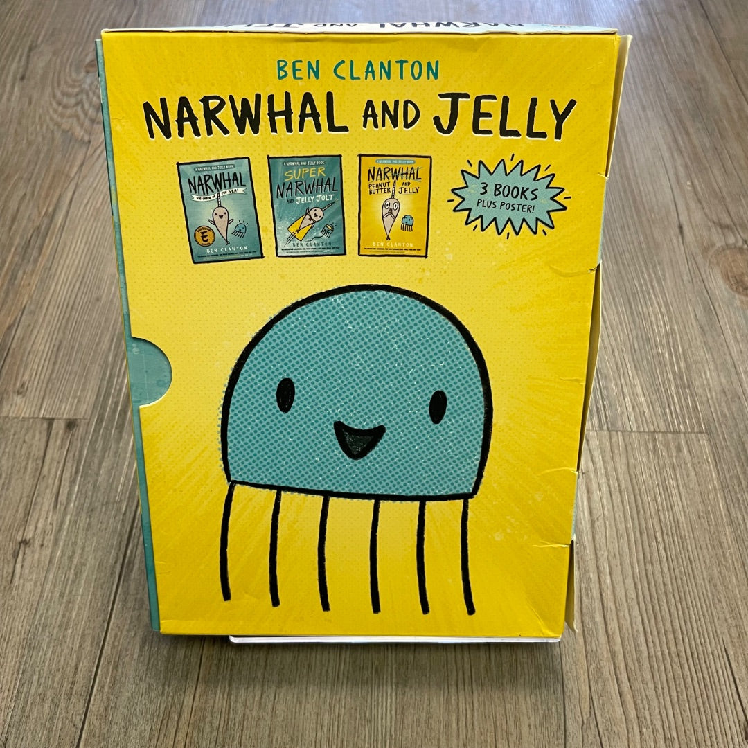 Multi Colour Narwhal And Jelly Book Set, Paperback