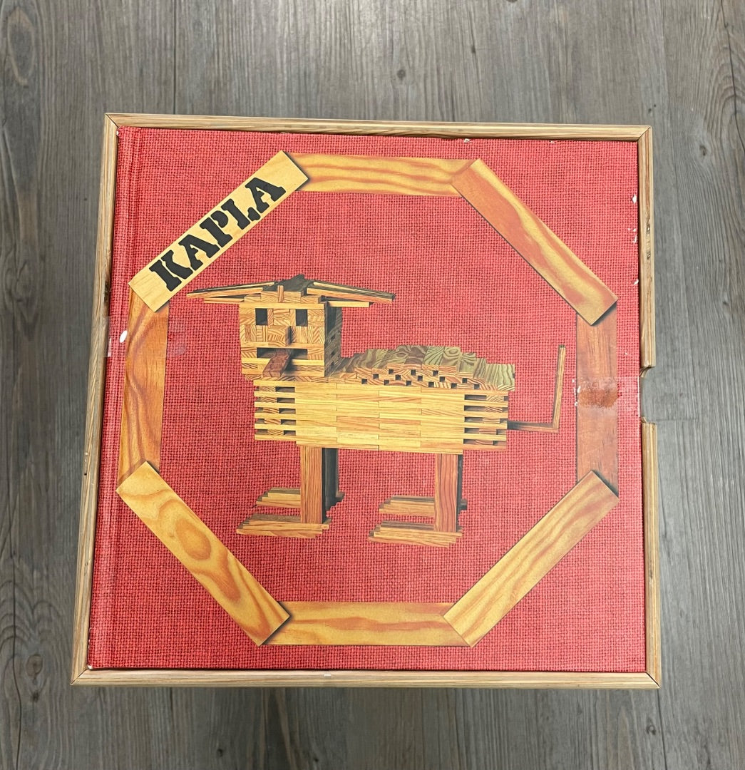 Natural Wood KAPLA Wooden Blocks, Pre-owned