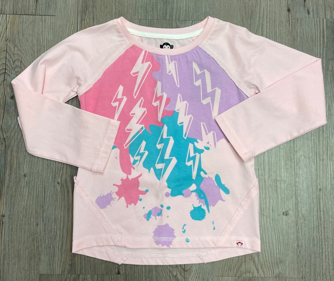 Pink Appaman Long Sleeves Tee, 6Y