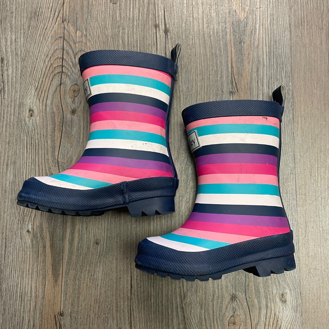 Stripe Hatley Rain Boots, 4T