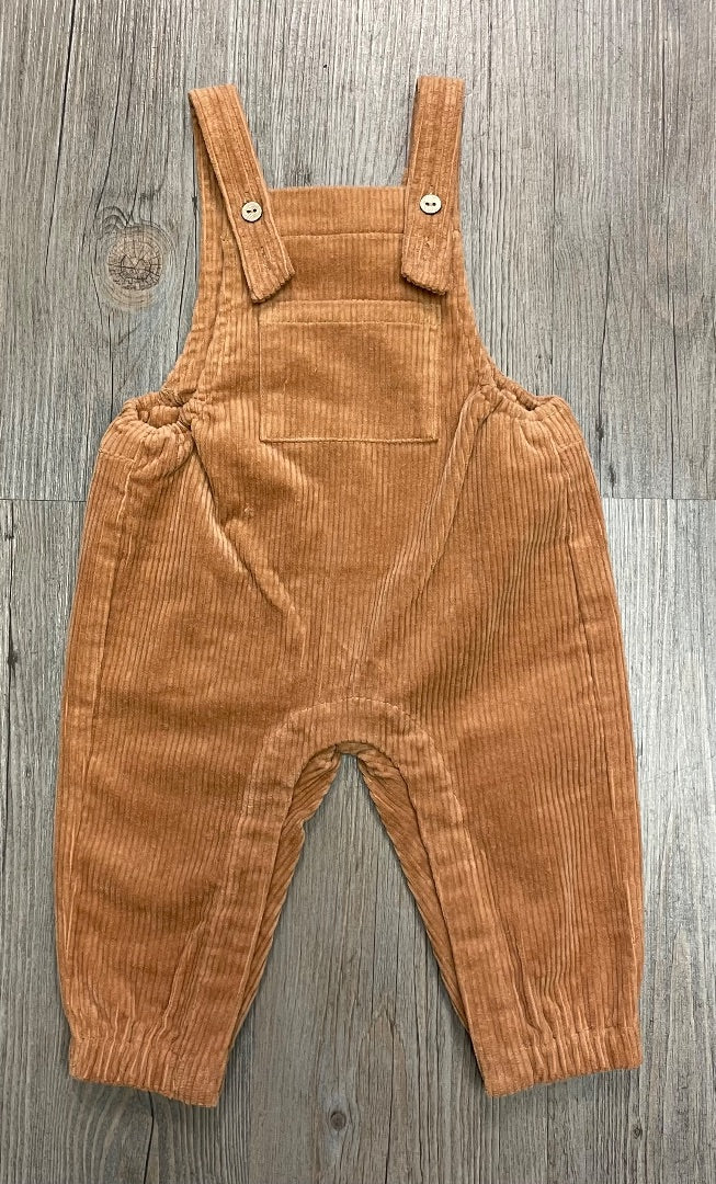 Cinnamon .Rylee Corduroy Baby Overalls, 3-6M