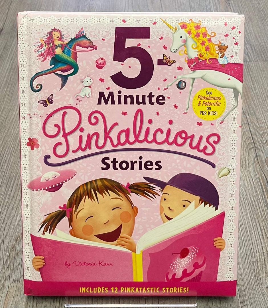 Multi Colour 5 Minute Pinkalicious Stories, Hardcover