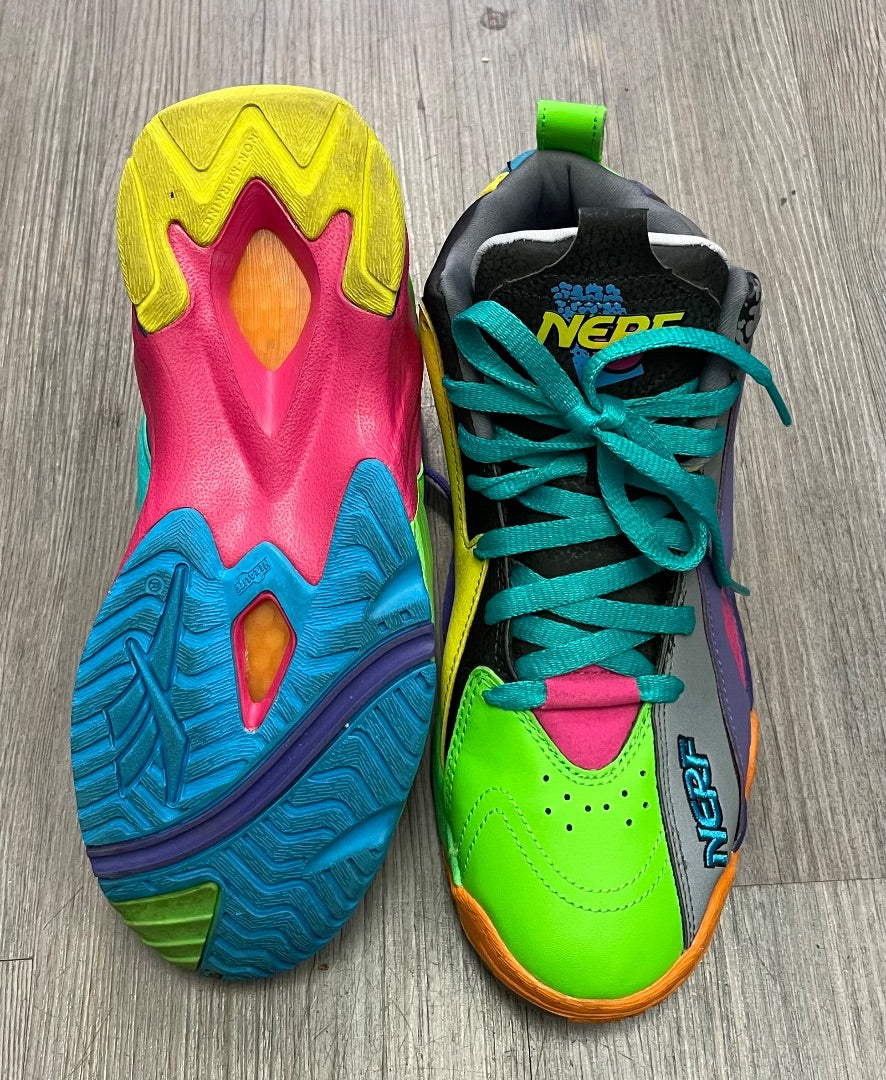 Multi Colour NERF basketball Shoes, 5Y
