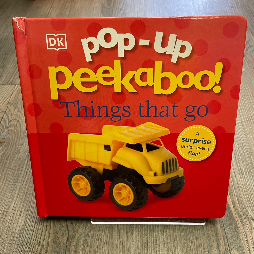 Red Pop Up Peekaboo! Things That Go, Boardbook