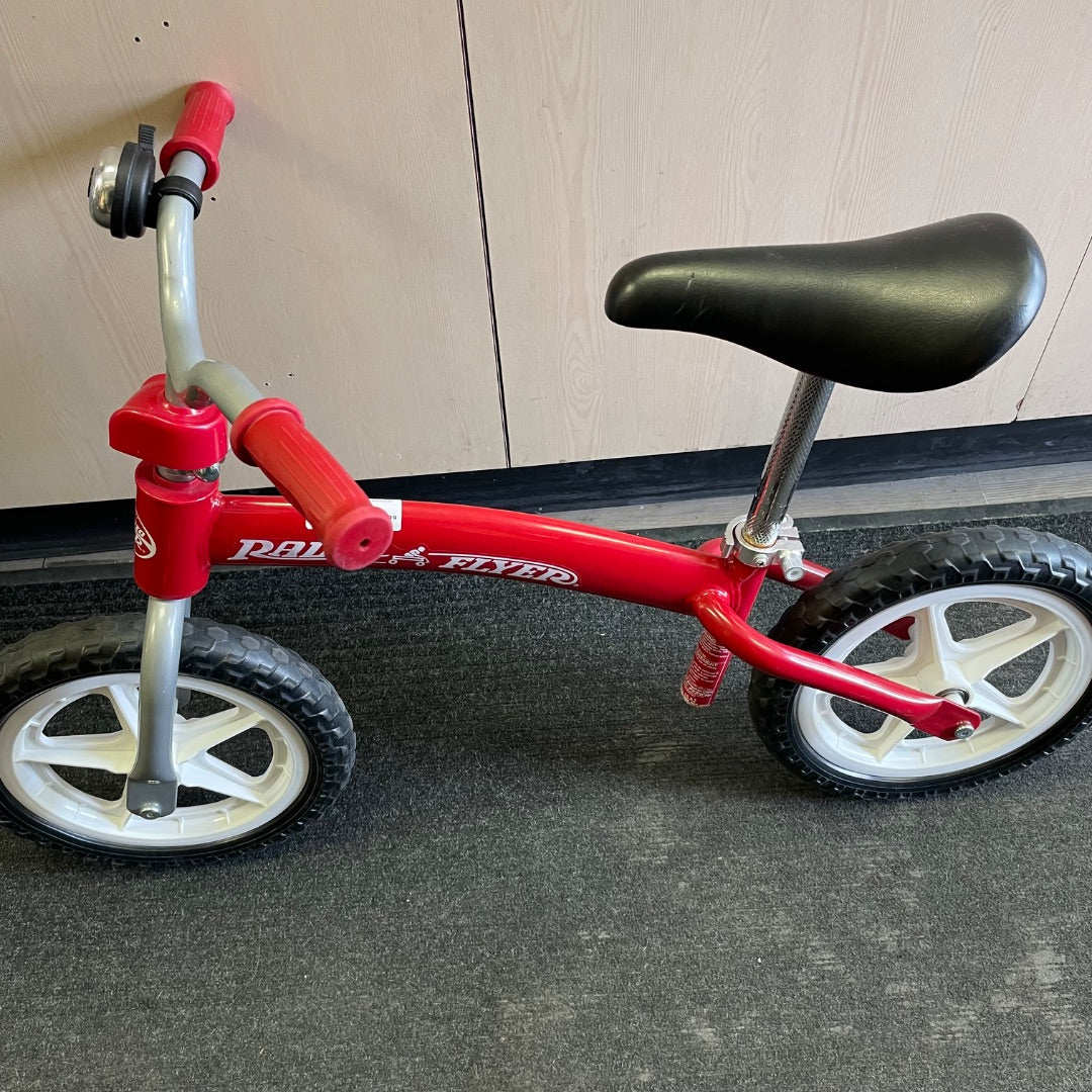 Red Radio Flyer Balance Bike, Pre-owned