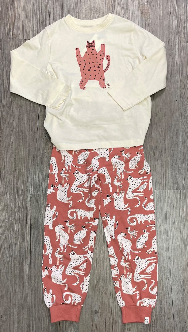 Antique White Noppies Pajama Arrah, 4Y