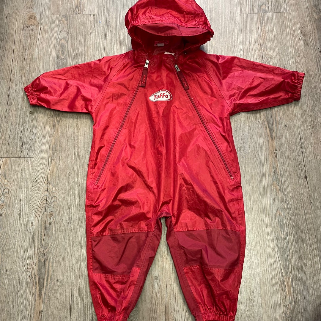 Maroon Tuffo Rain Suit, 18M