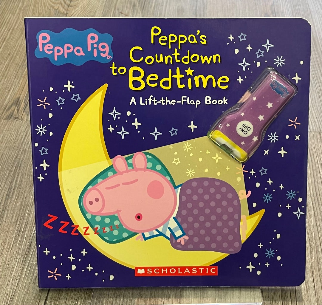 Multi Colour Scholastic Peppa's Countdown To Bedtime, Boardbook