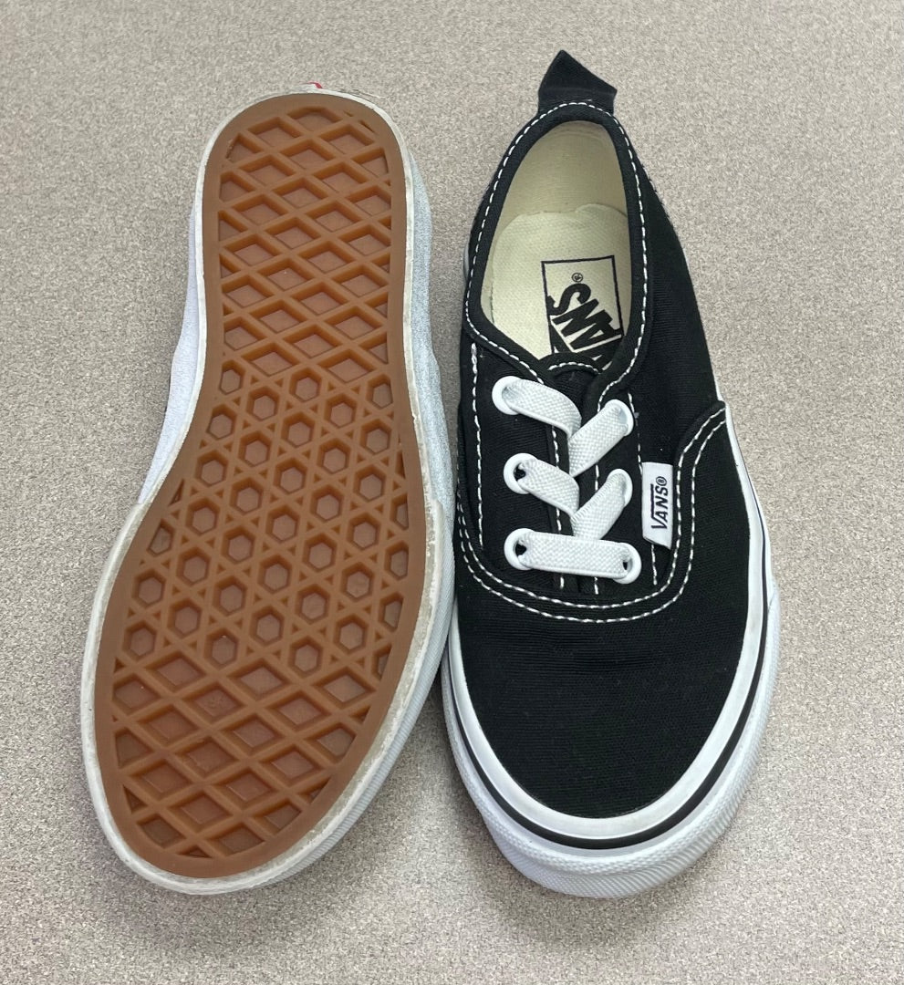 black Vans Sneaker, 11Y
