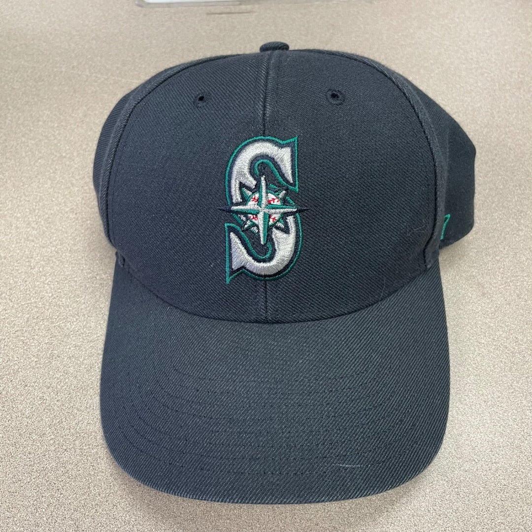 Charcoal Grey Mariners Baseball Cap, Pre-owned