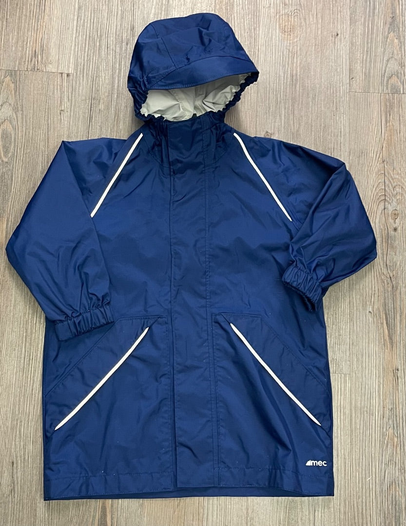Navy MEC Rain Jacket, 4Y