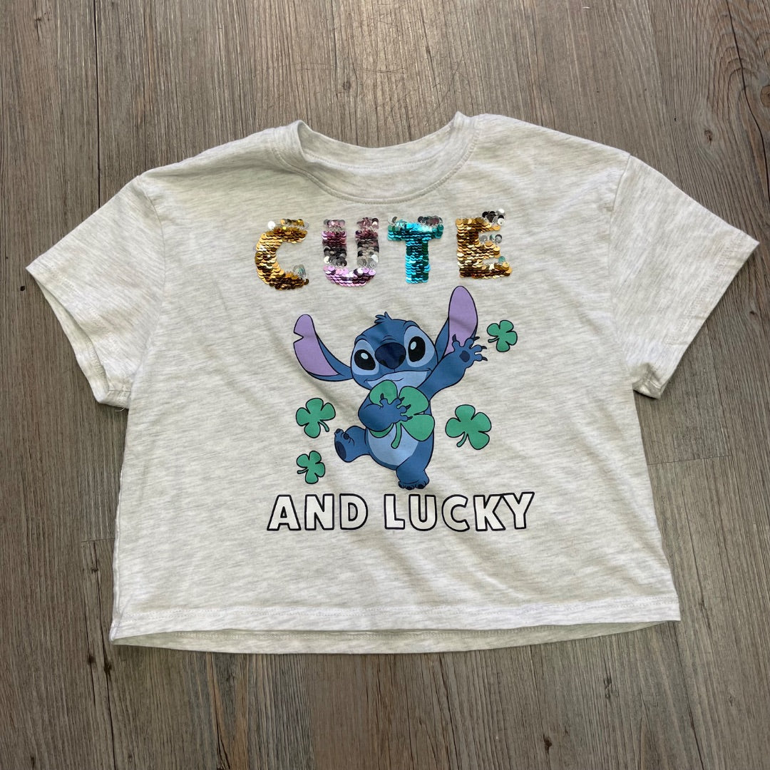 Sequins Front Disney T-shirt, 5Y