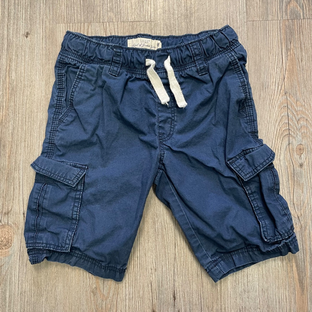 Navy H&M Cargo Shorts, 5-6Y