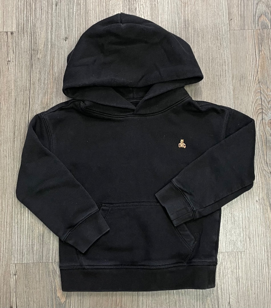 Black Gap Zip Hoodie, 4Y