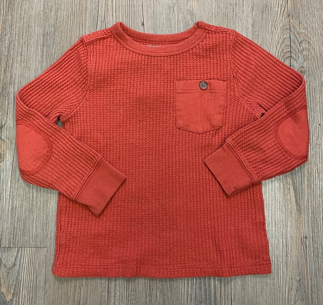Rust Old Navy LS Tee, 3Y