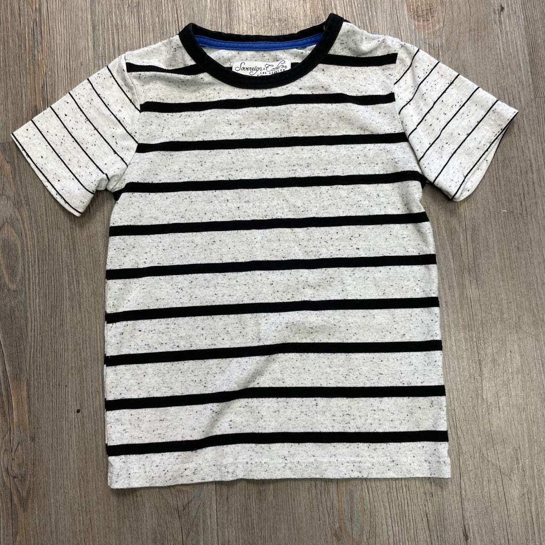 Black Stripe Sovereign Codes T-Shirt, 5Y