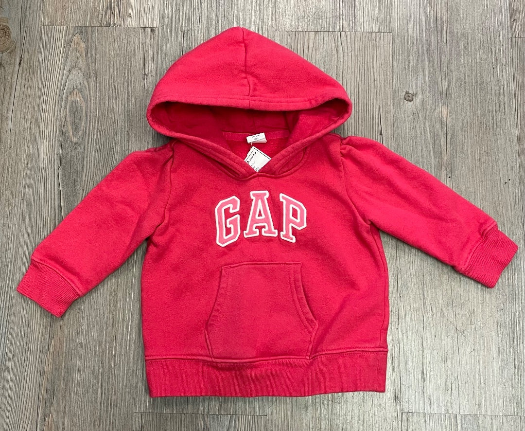 Red Gap Pullover Hoodie, 12-18M