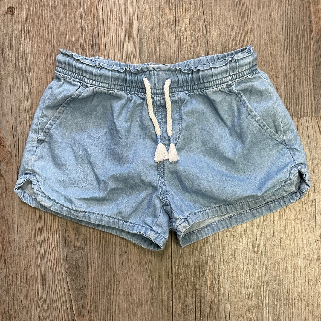 Blue Gap Chambray Draw String Shorts, 6-7Y