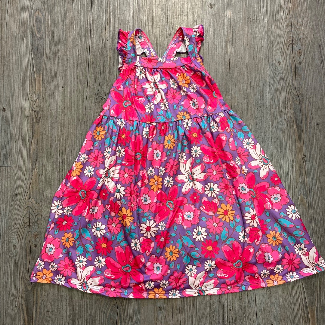 Floral Mila & Rose Summer Dress, 5-6Y