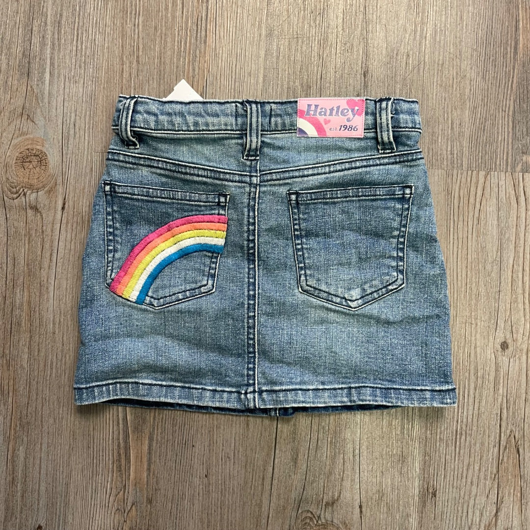 Blue Hatley Denim Skirt, 5Y