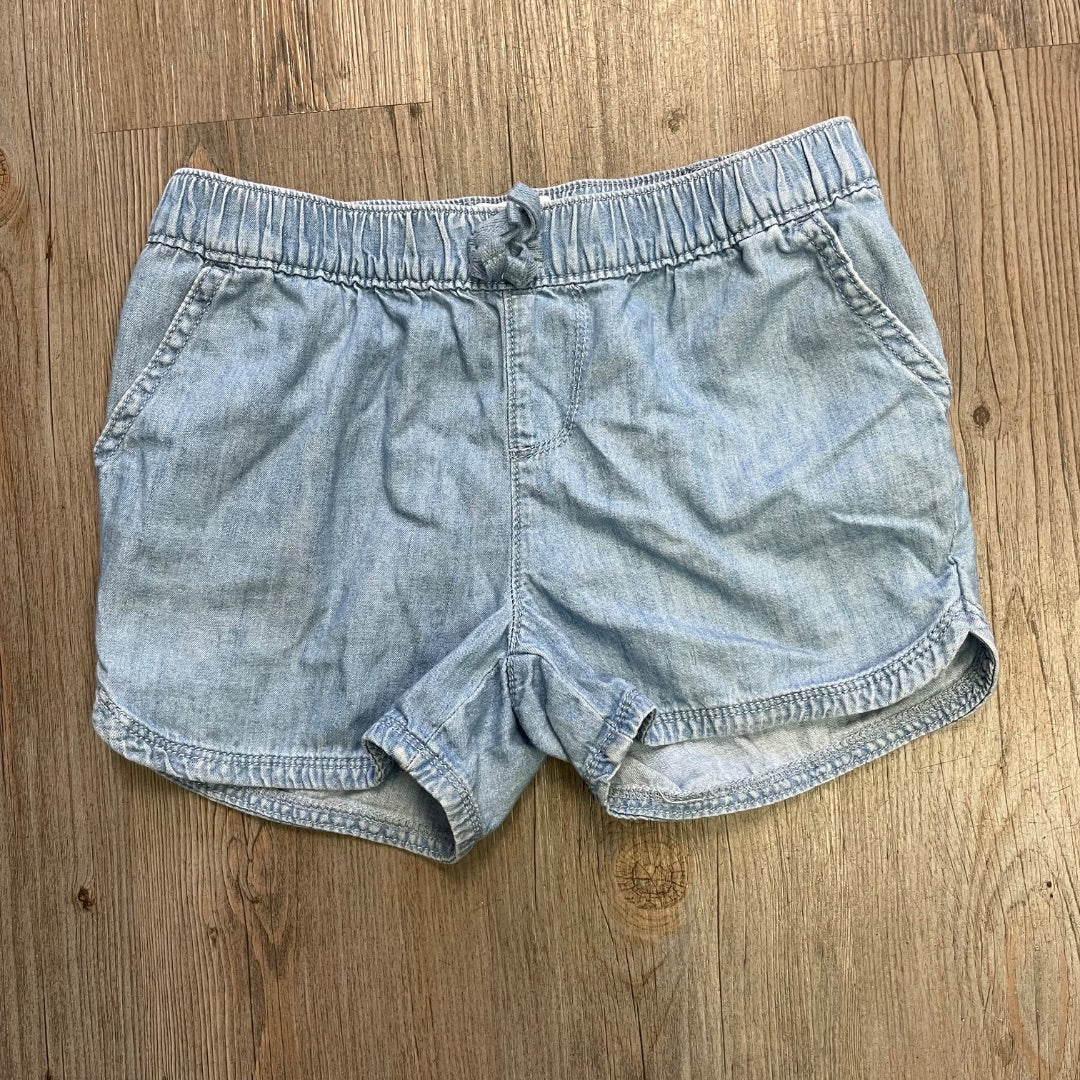 Pink Childrens Place Elastic Waist Shorts, 7-8Y
