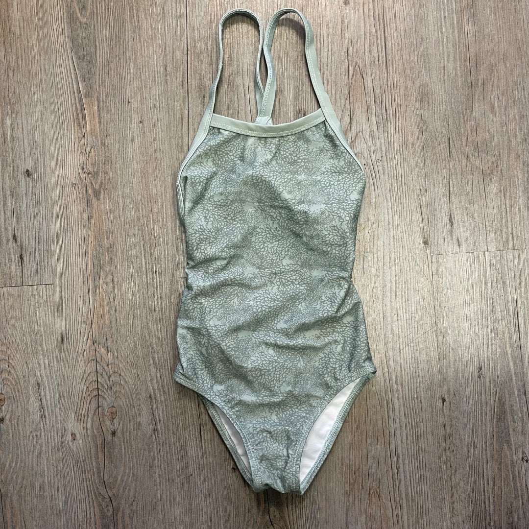 Olive Level 6 Onepiece Bathing Suit, 8Y