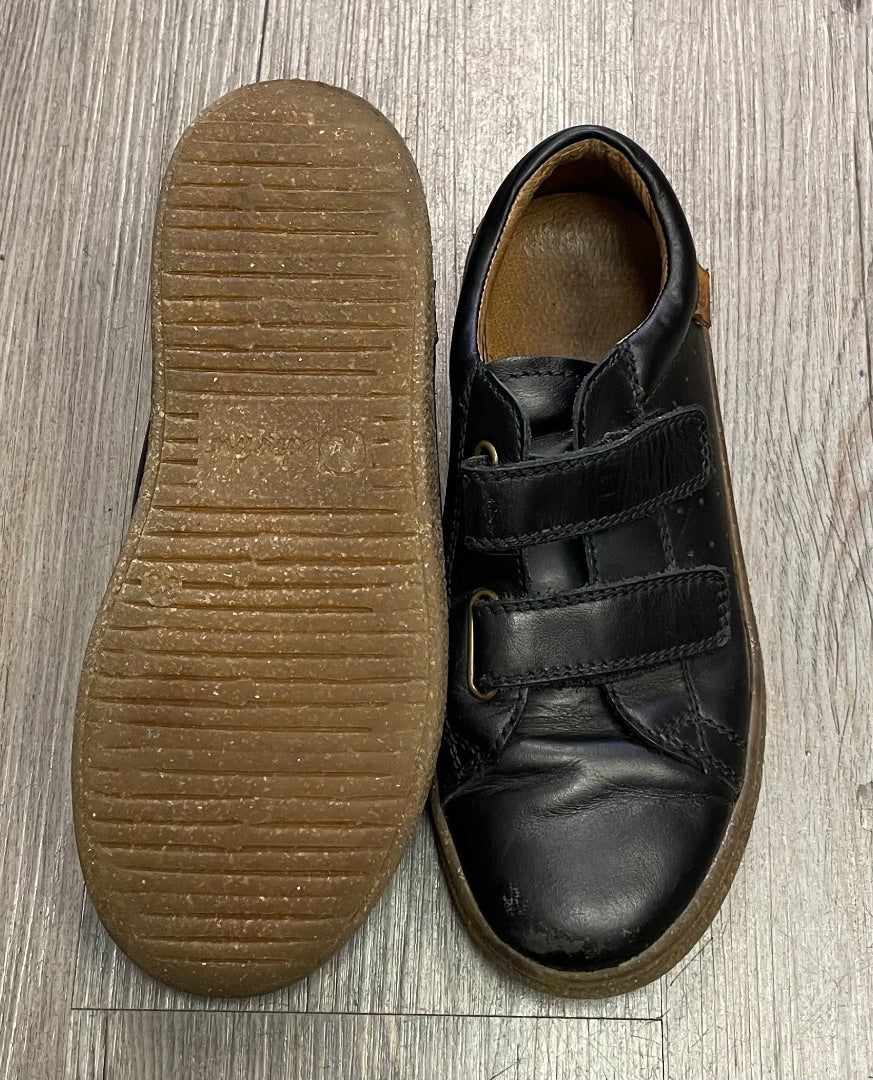 Black Naturino Leather Velcro, 2Y