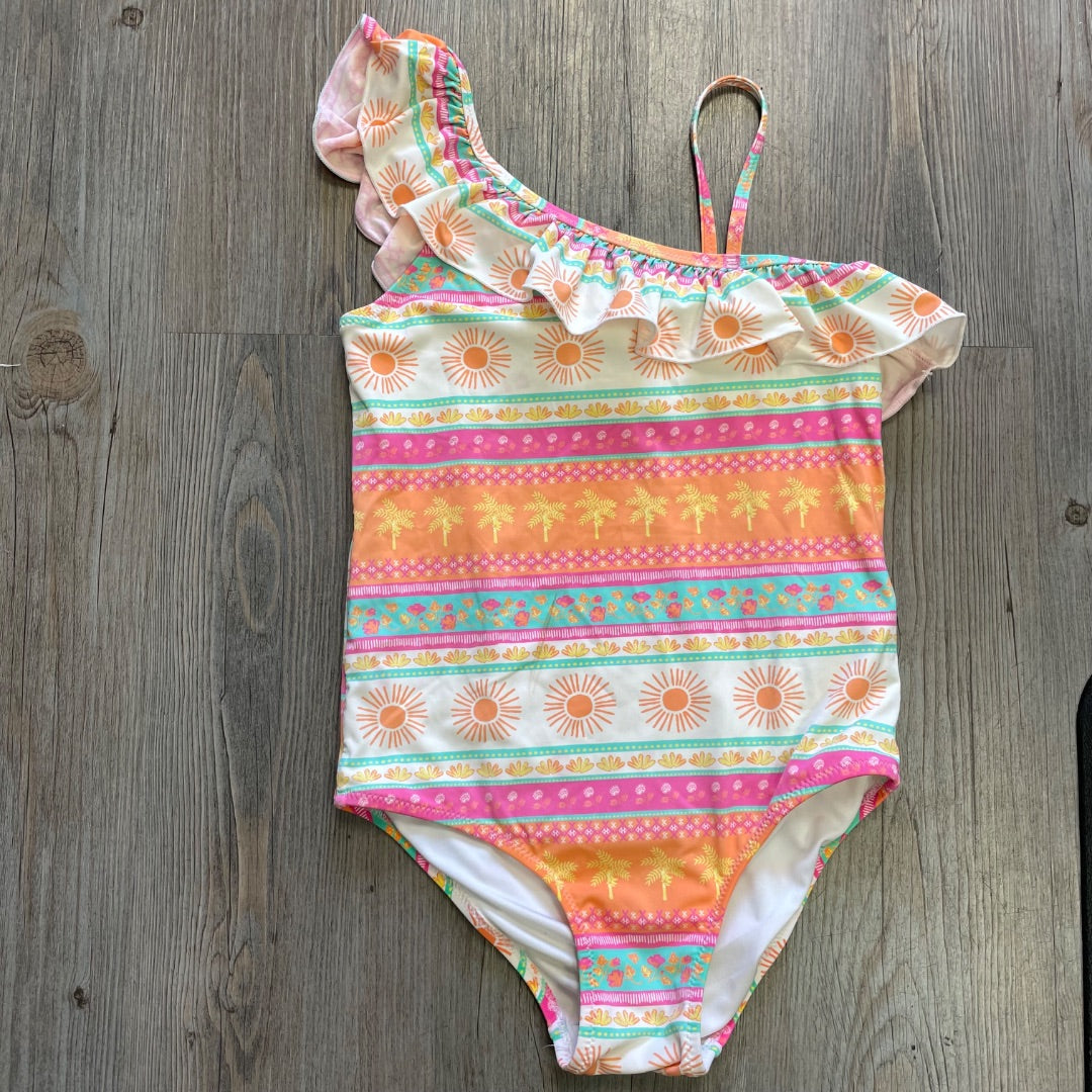 Multi Colour Hatley Onepiece Bathing Suit, 7Y