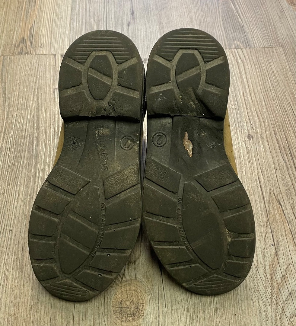 Rustic Brown Bludstone Blunnies Hightop Shoes, 3Y