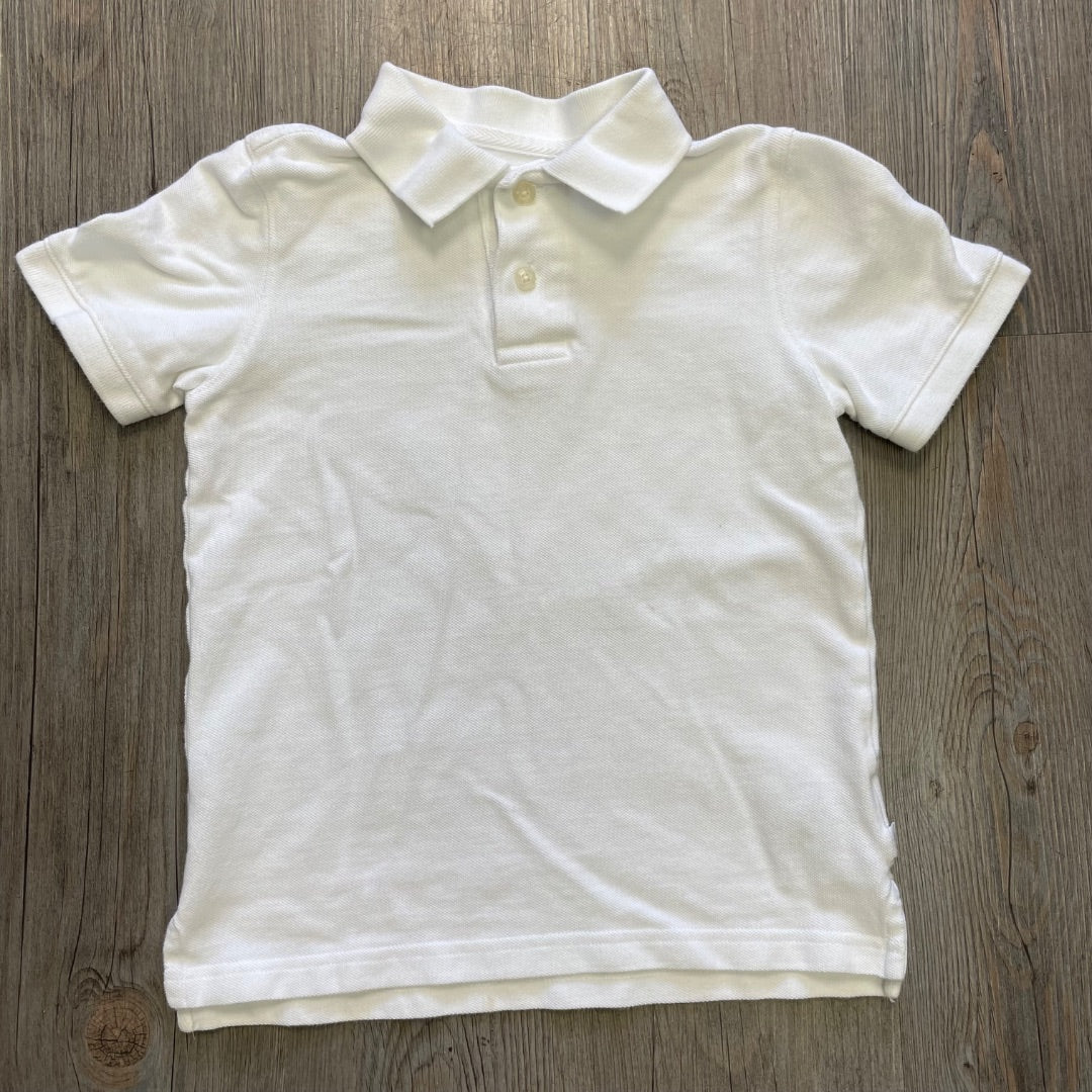 White Gap Polo, 6-7Y