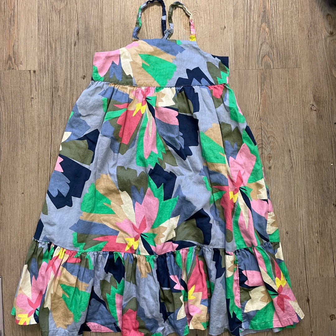 Multi Colour Gap Floral Dress, 6-7Y