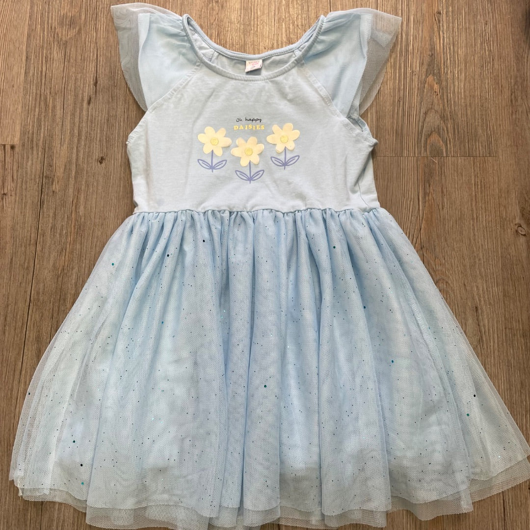 Blue Yamp! Girl Glitter Lined Dress, 8Y