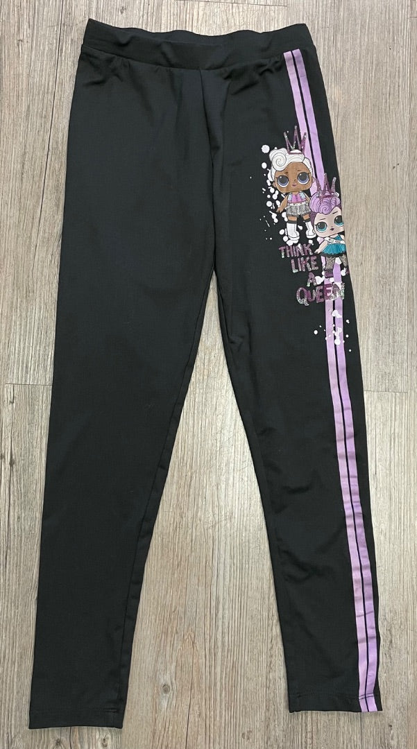 Black LOL Legging, 10-12Y