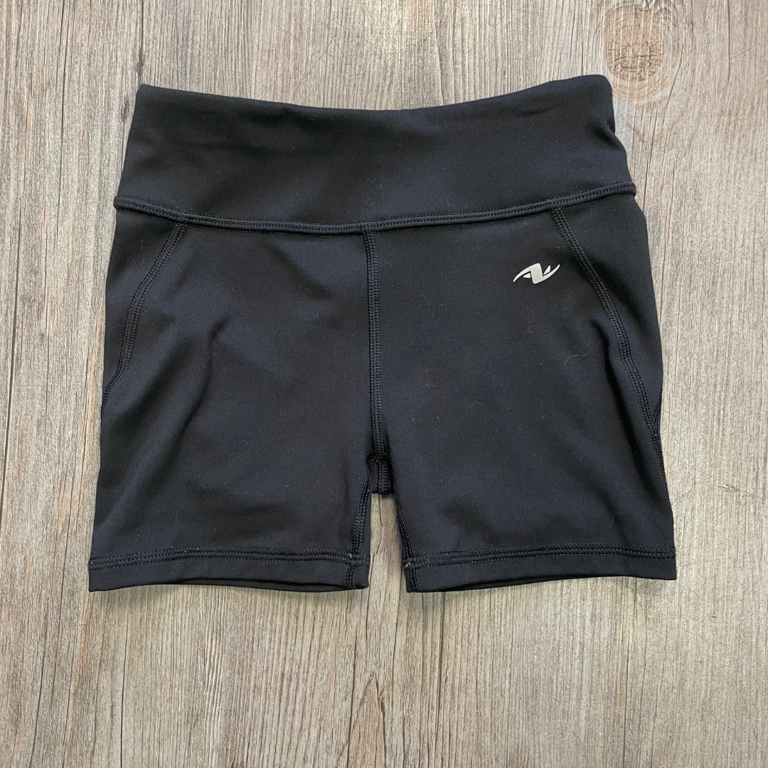 Black Athletic Works Bike Shorts, 6Y
