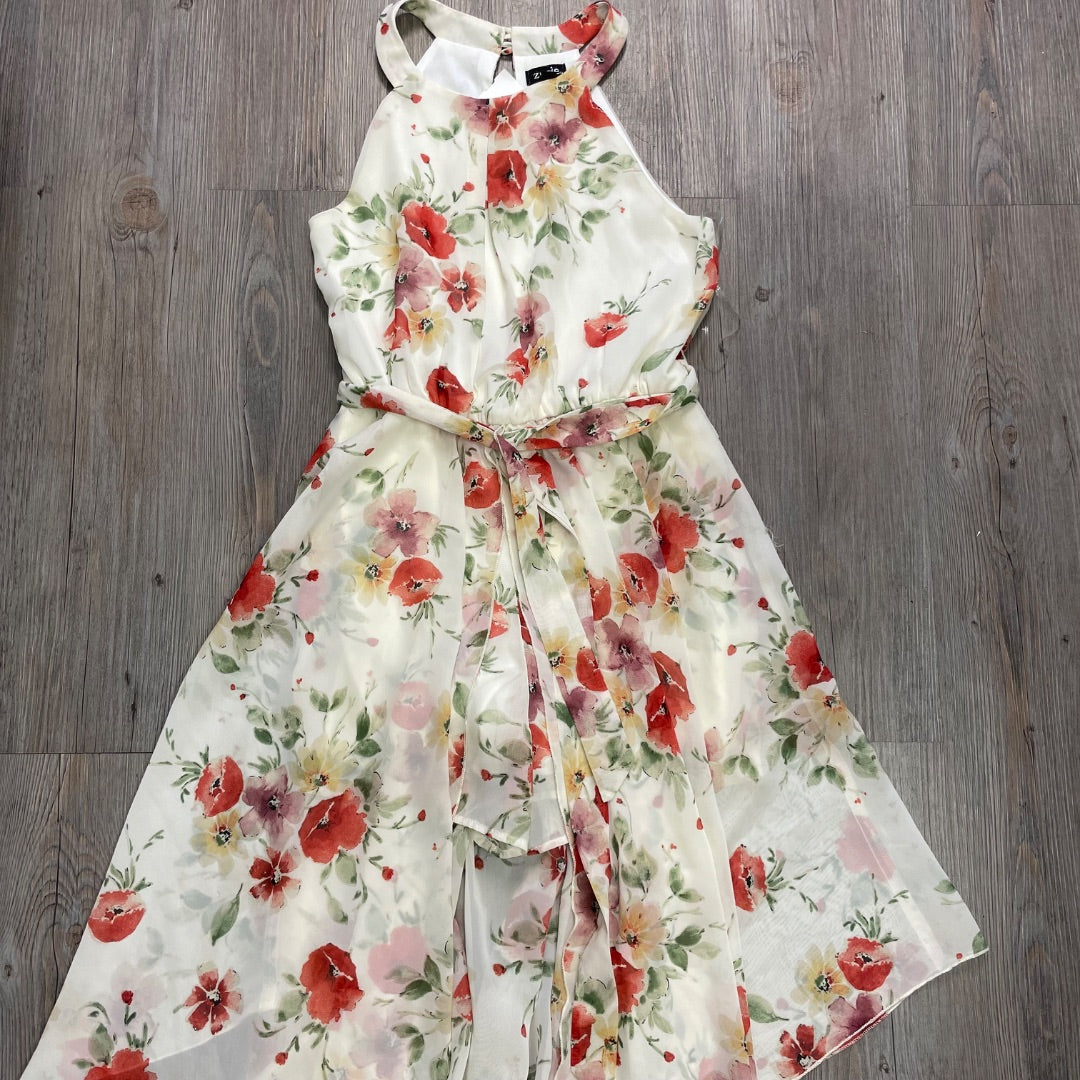 Multi Colour Zunie Floral Dress, 14Y