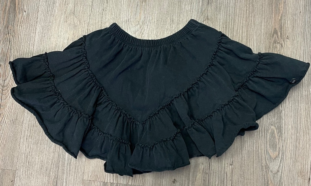 Black Lili Gaufrette Skirt, 4Y
